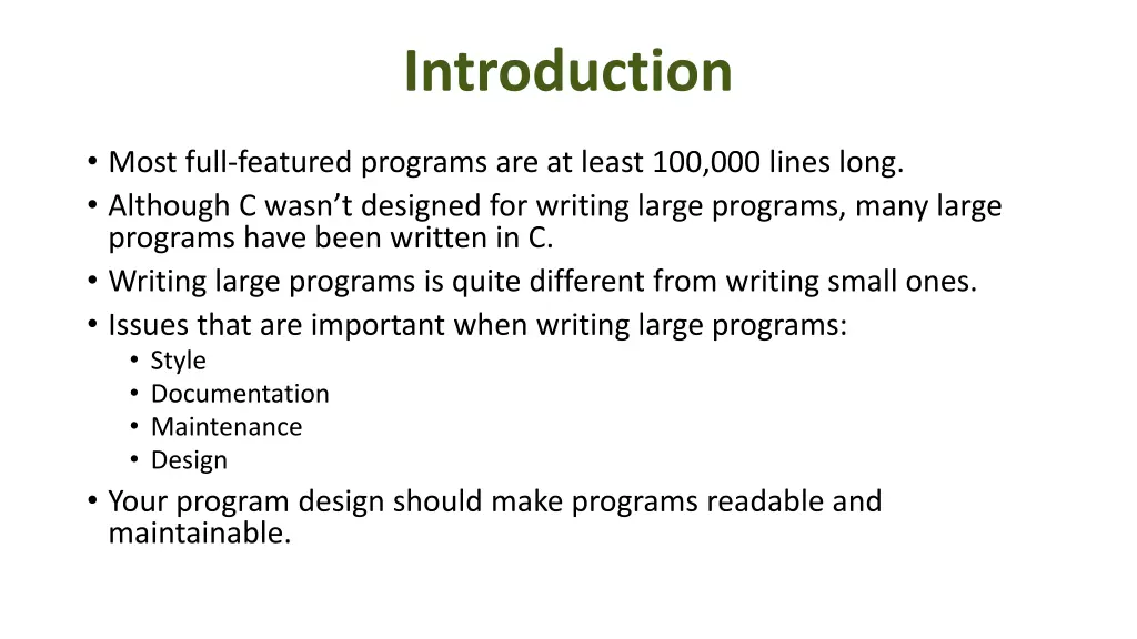 introduction
