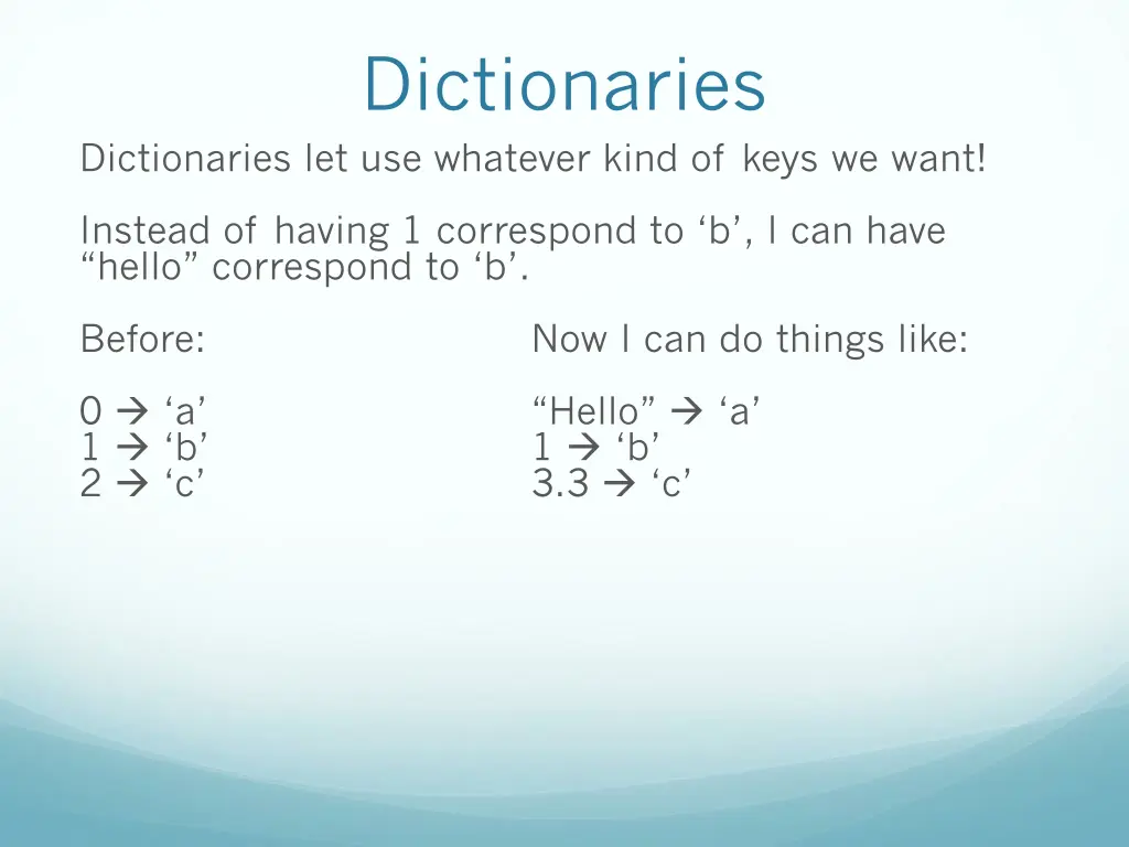 dictionaries 1