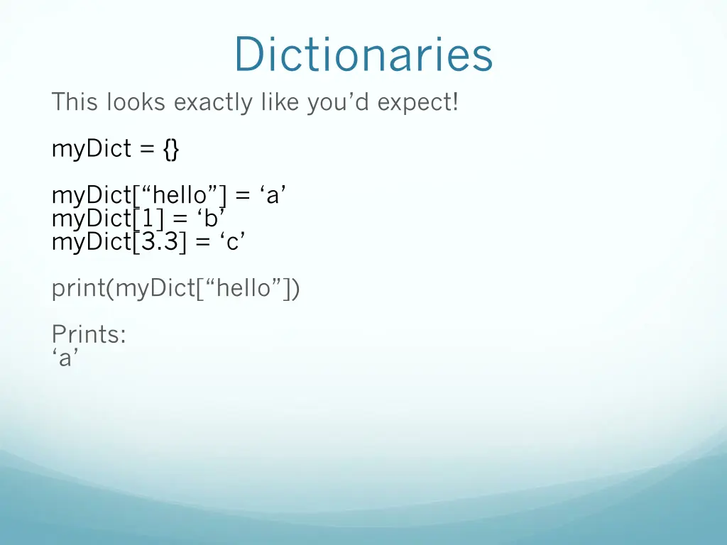 dictionaries 2