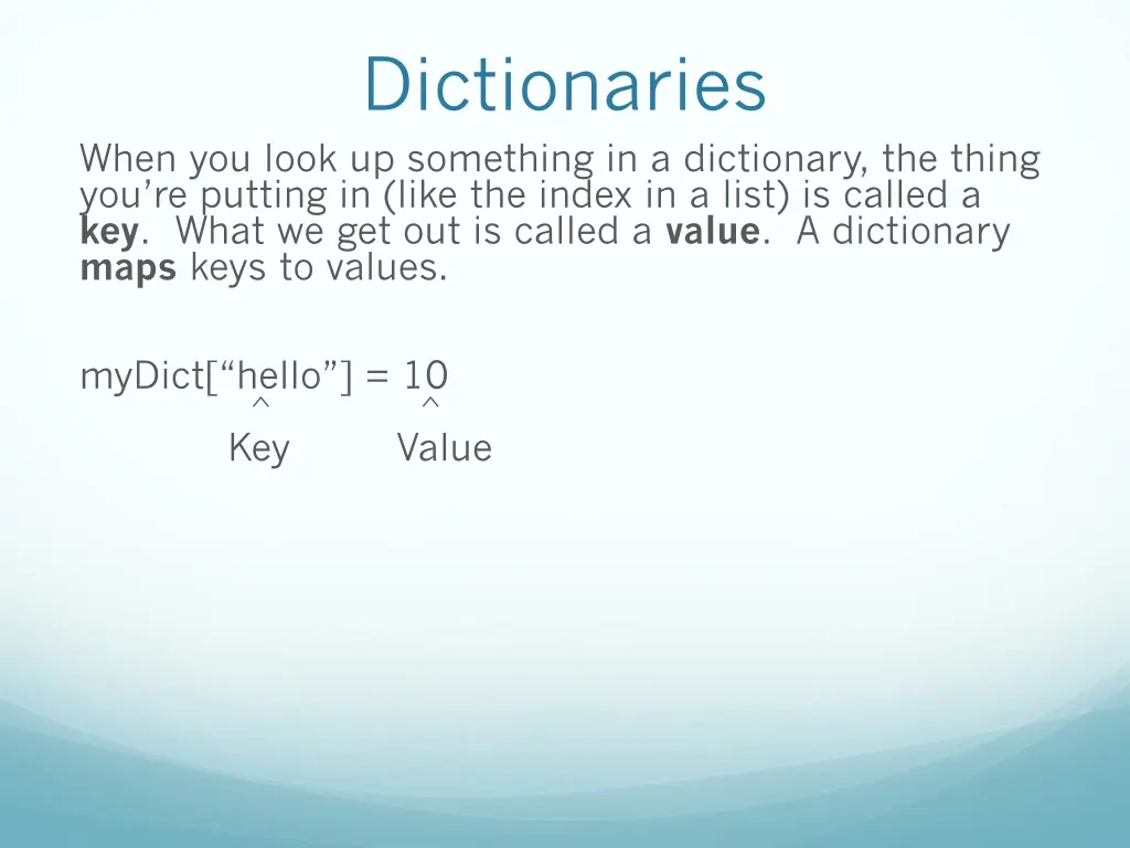 dictionaries 4