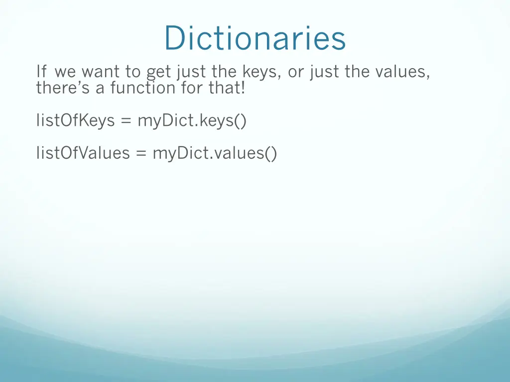 dictionaries 6