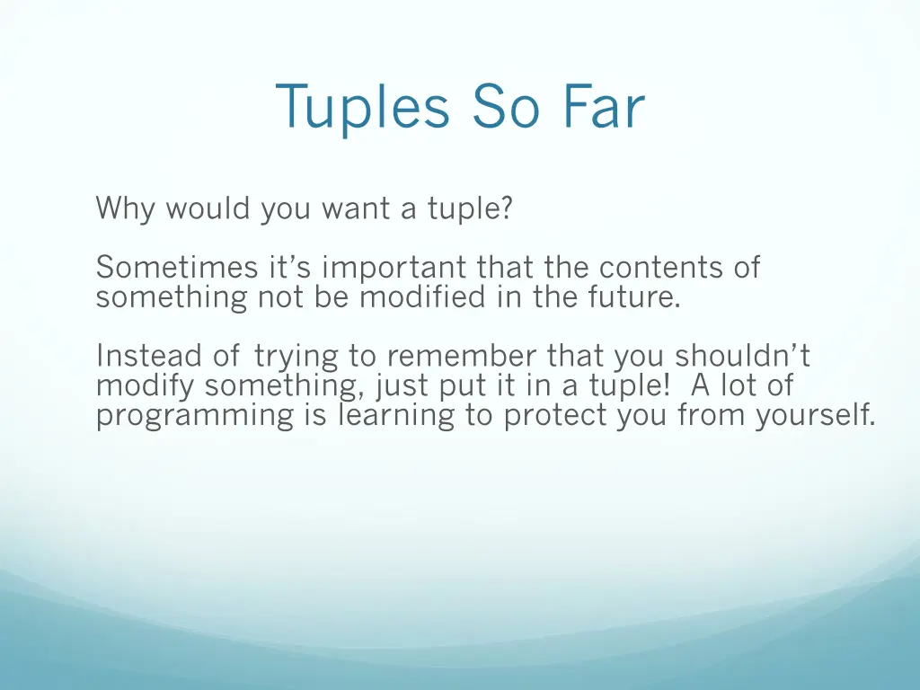 tuples so far 1