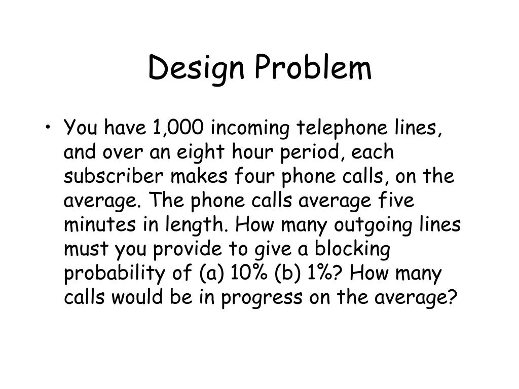 design problem
