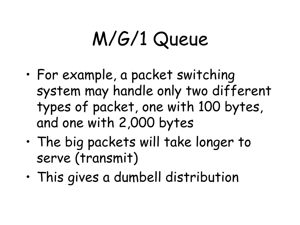 m g 1 queue 1