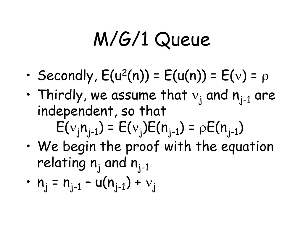 m g 1 queue 11