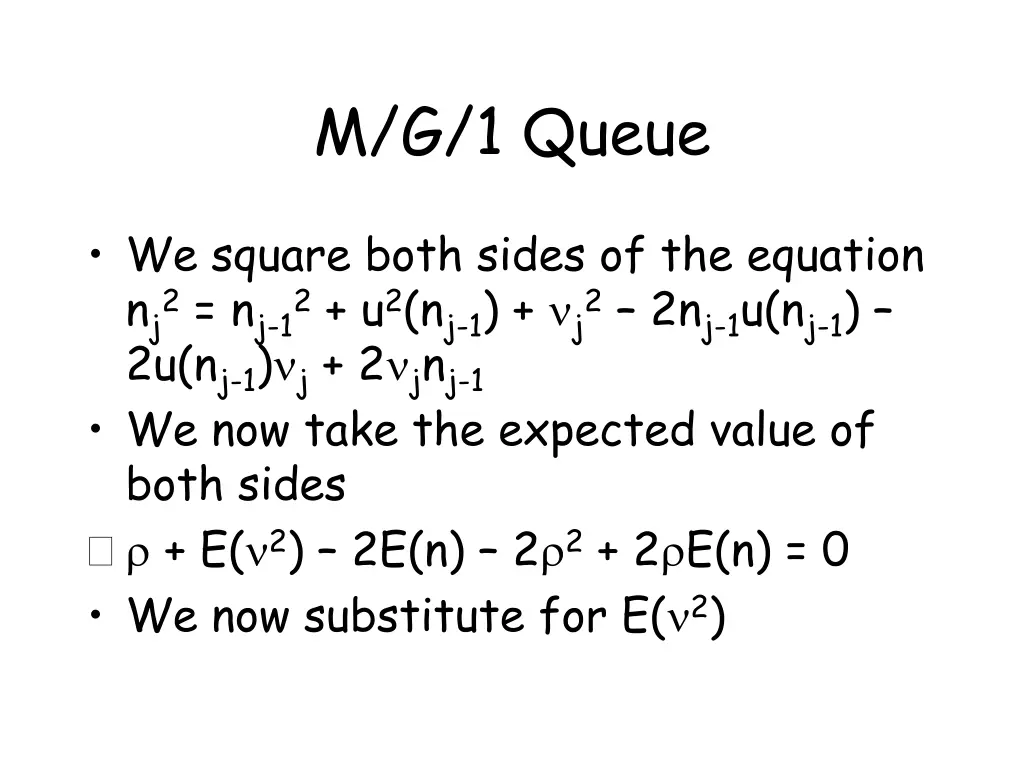 m g 1 queue 12