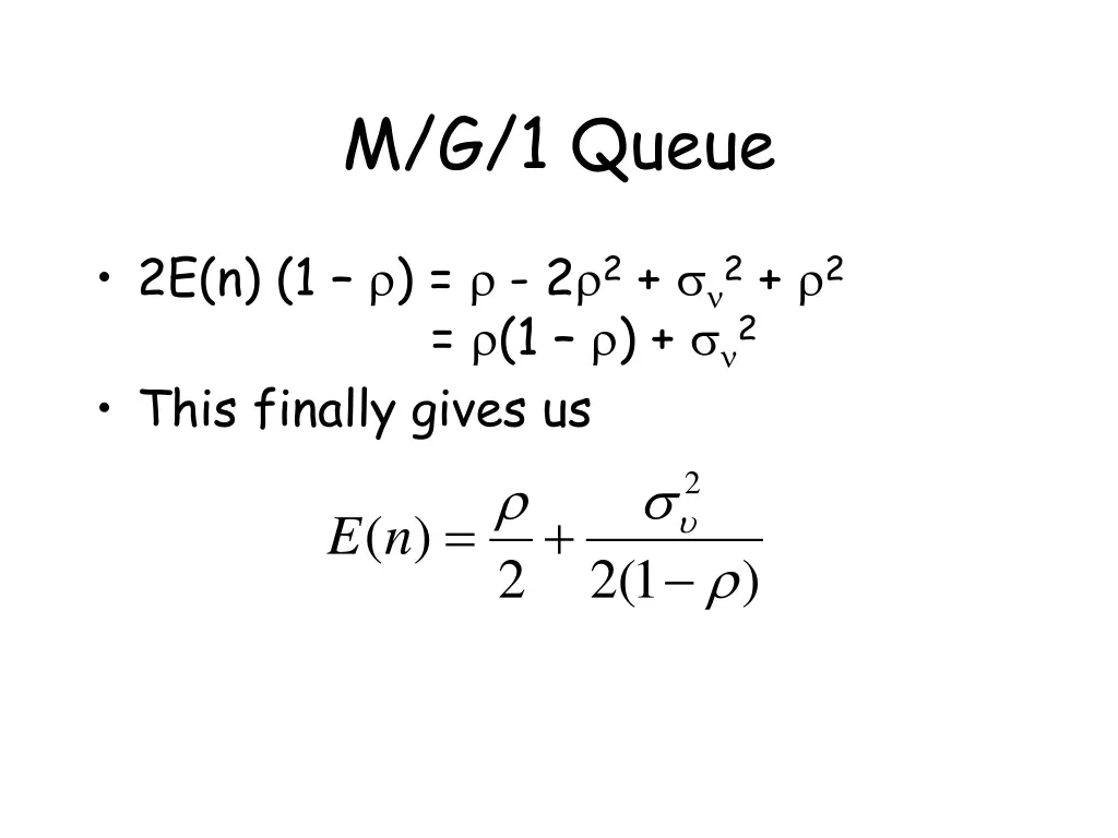 m g 1 queue 13