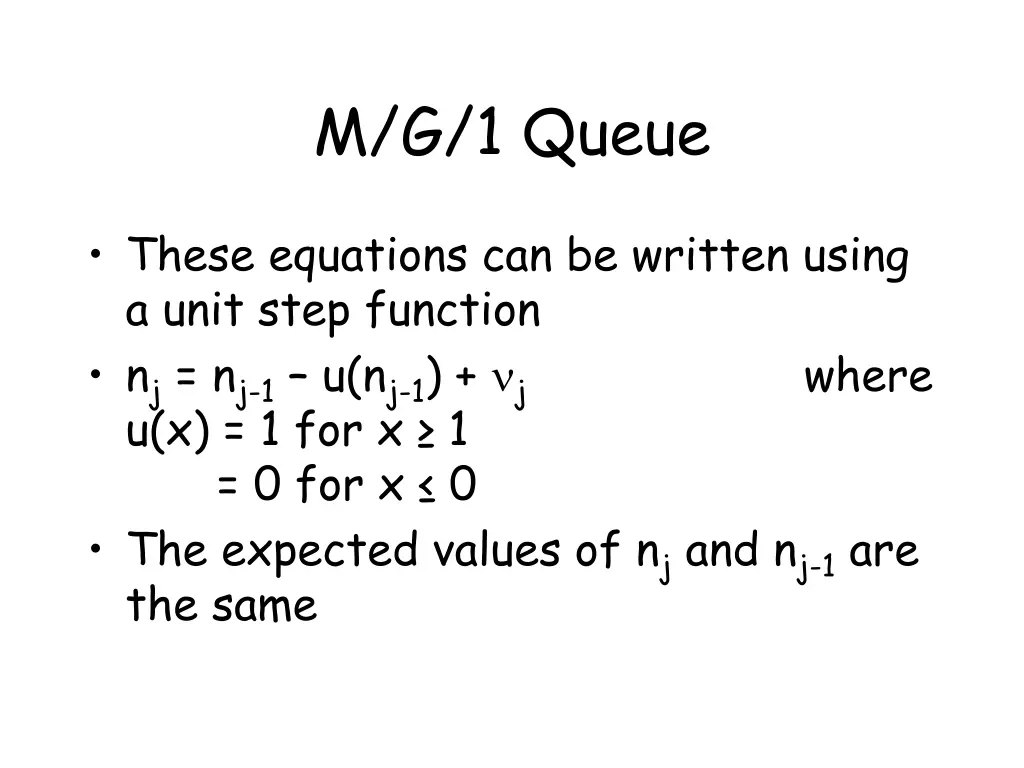m g 1 queue 7