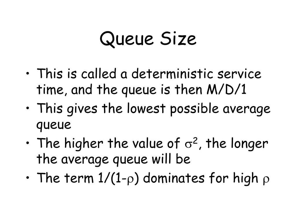queue size 3