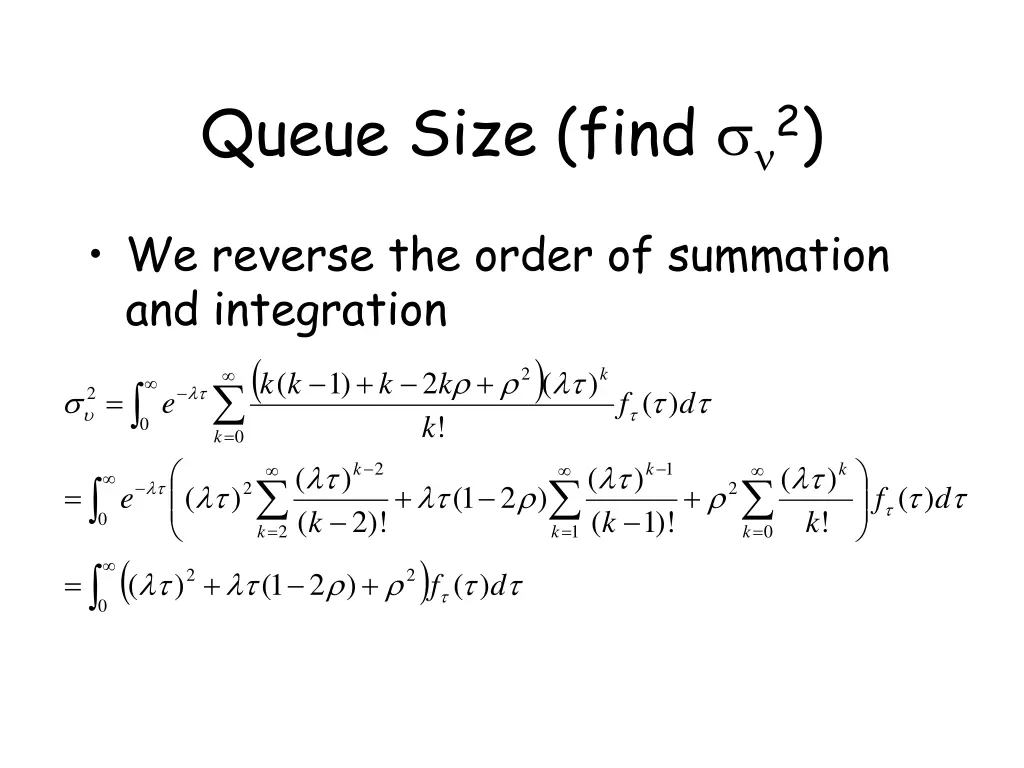 queue size find 2