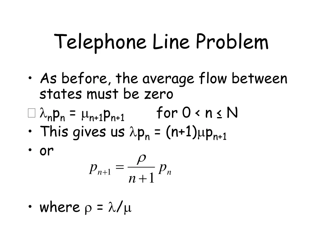 telephone line problem 3