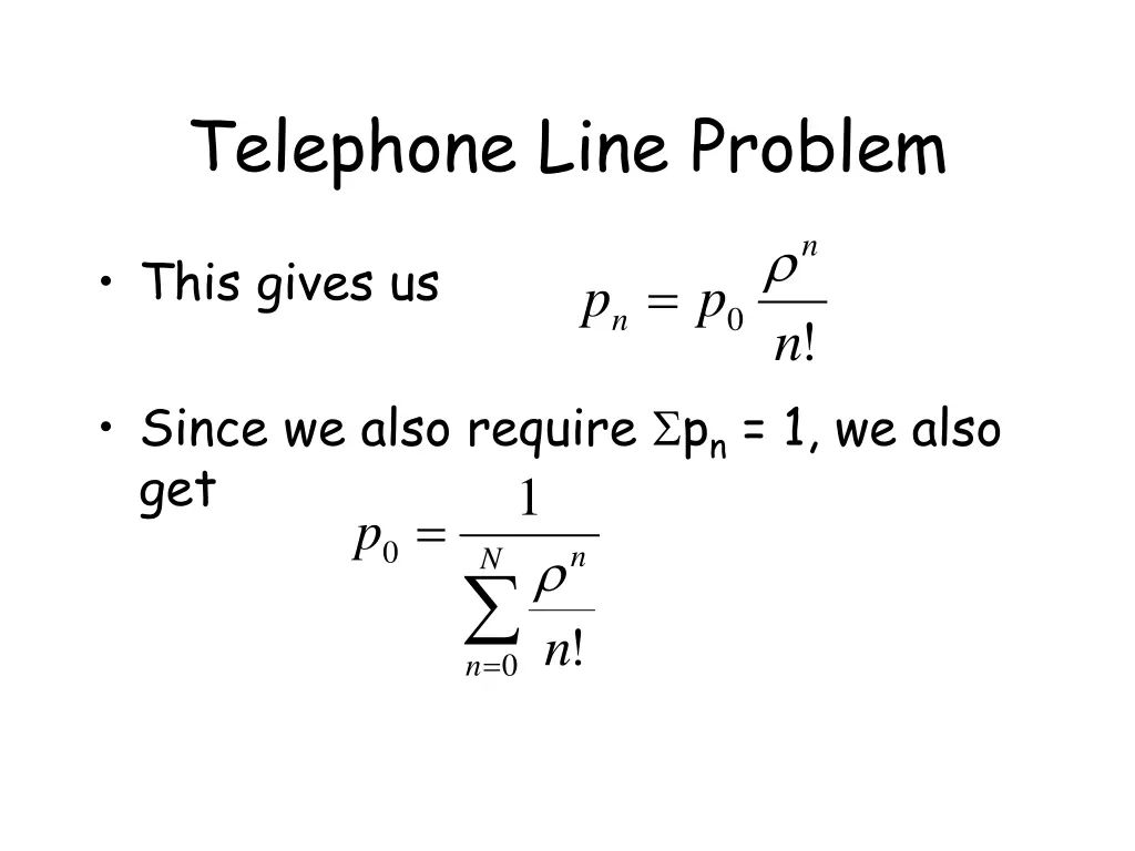 telephone line problem 4