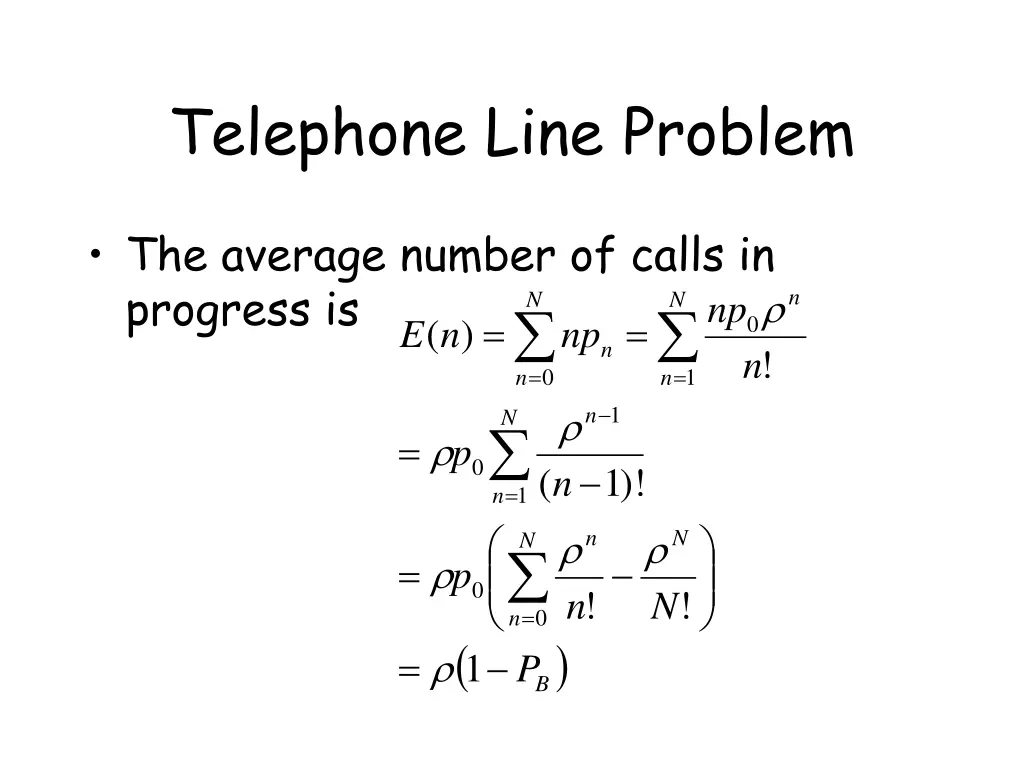 telephone line problem 6