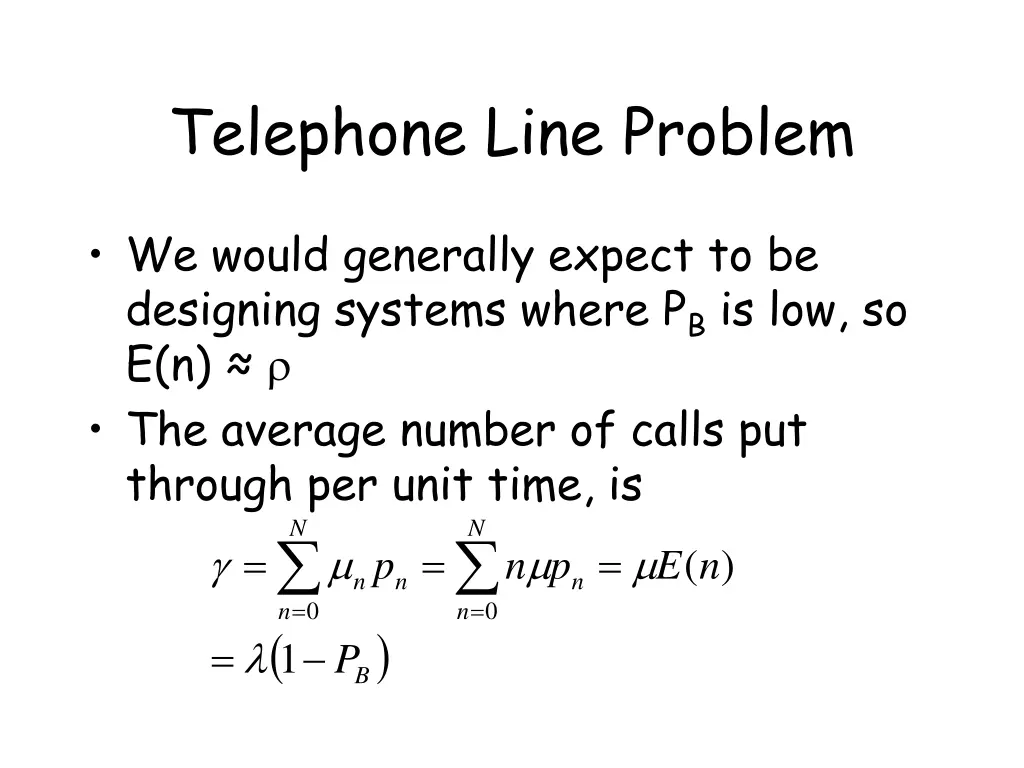 telephone line problem 7