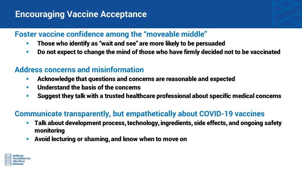 encouraging vaccine acceptance