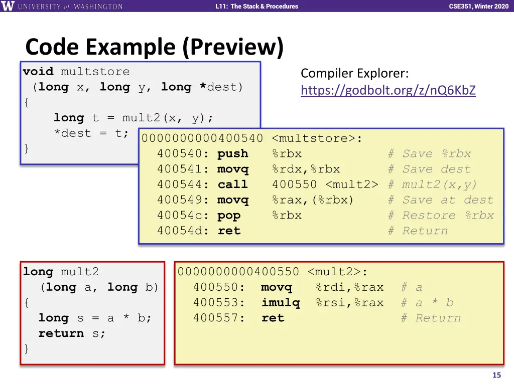 l11 the stack procedures 14