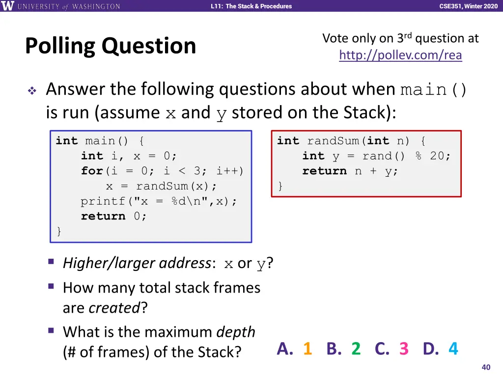 l11 the stack procedures 39