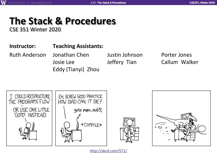 l11 the stack procedures