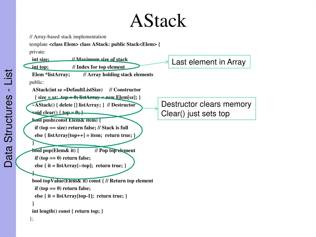 astack