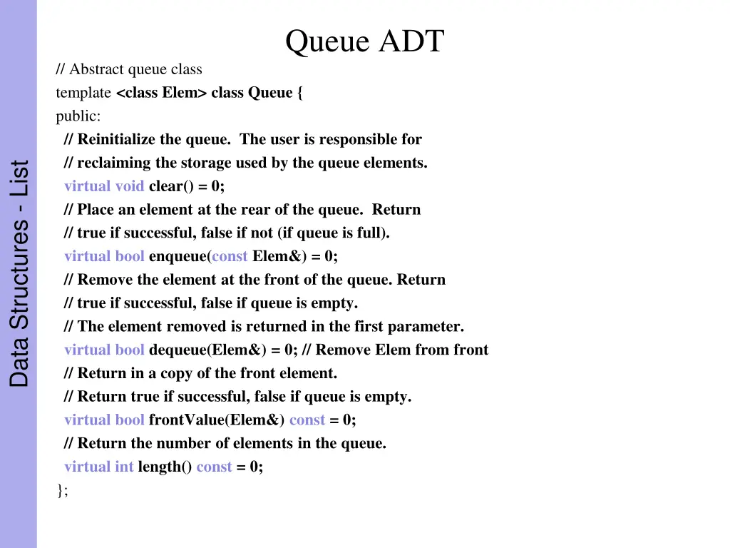 queue adt