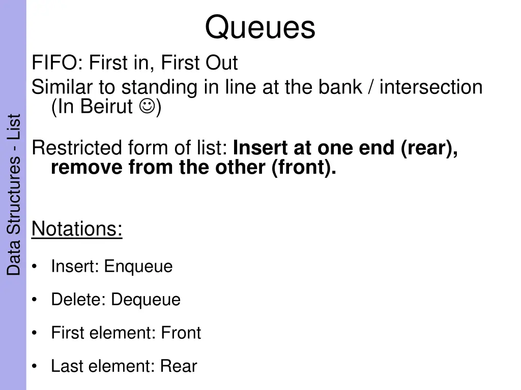 queues