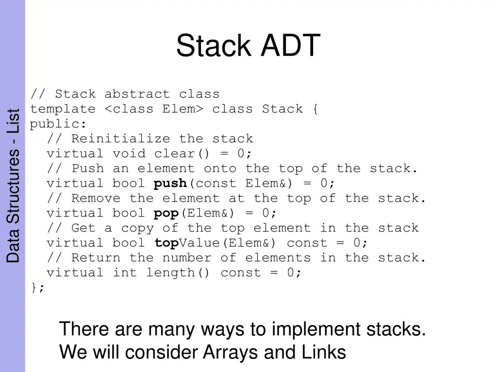 stack adt