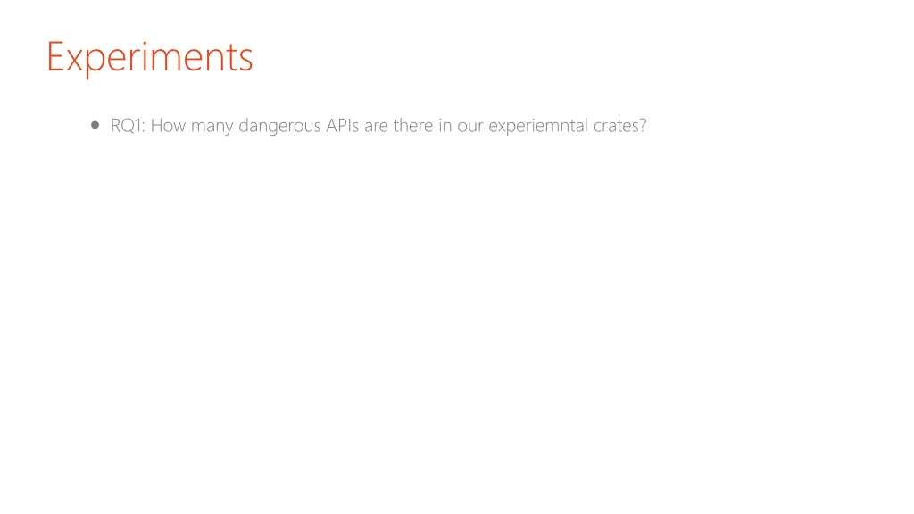 experiments 3