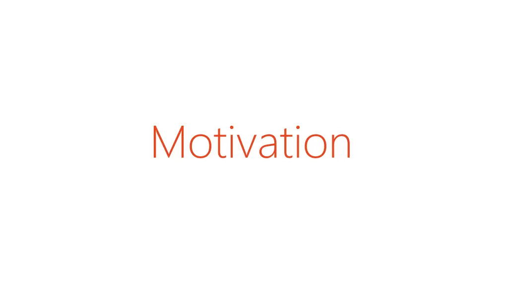 motivation