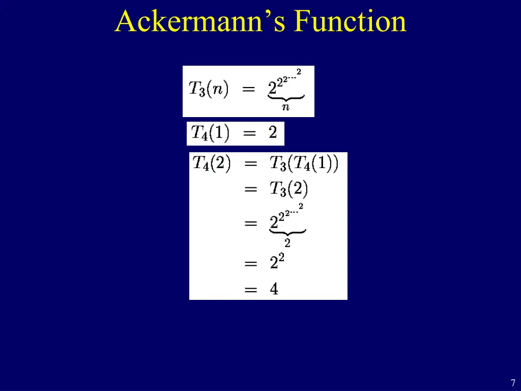 ackermann s function 2