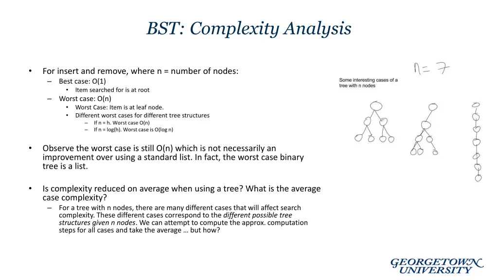 bst complexity analysis