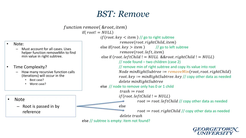 bst remove 2