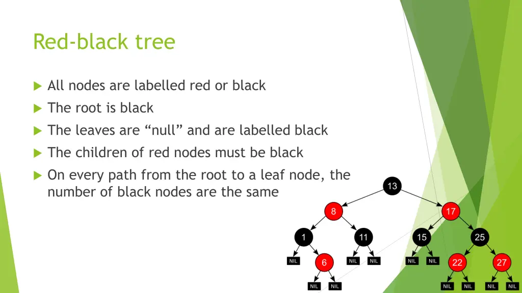 red black tree