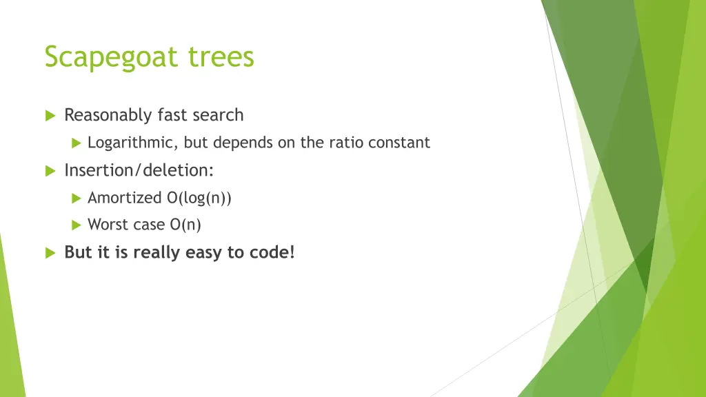 scapegoat trees