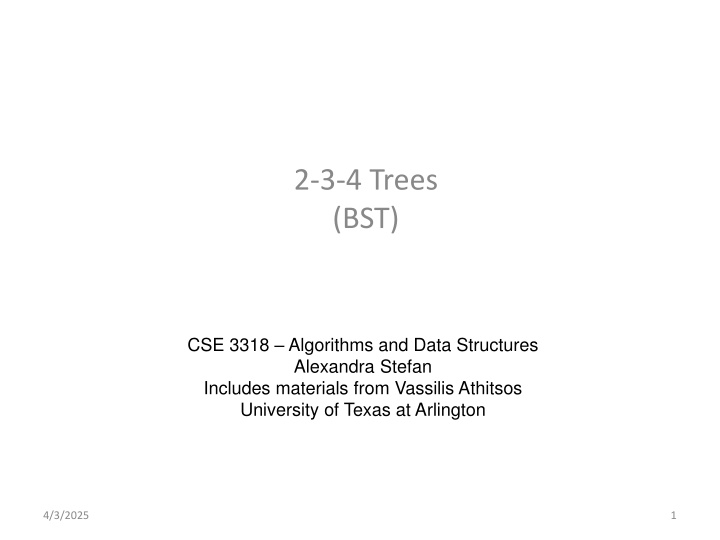 2 3 4 trees bst