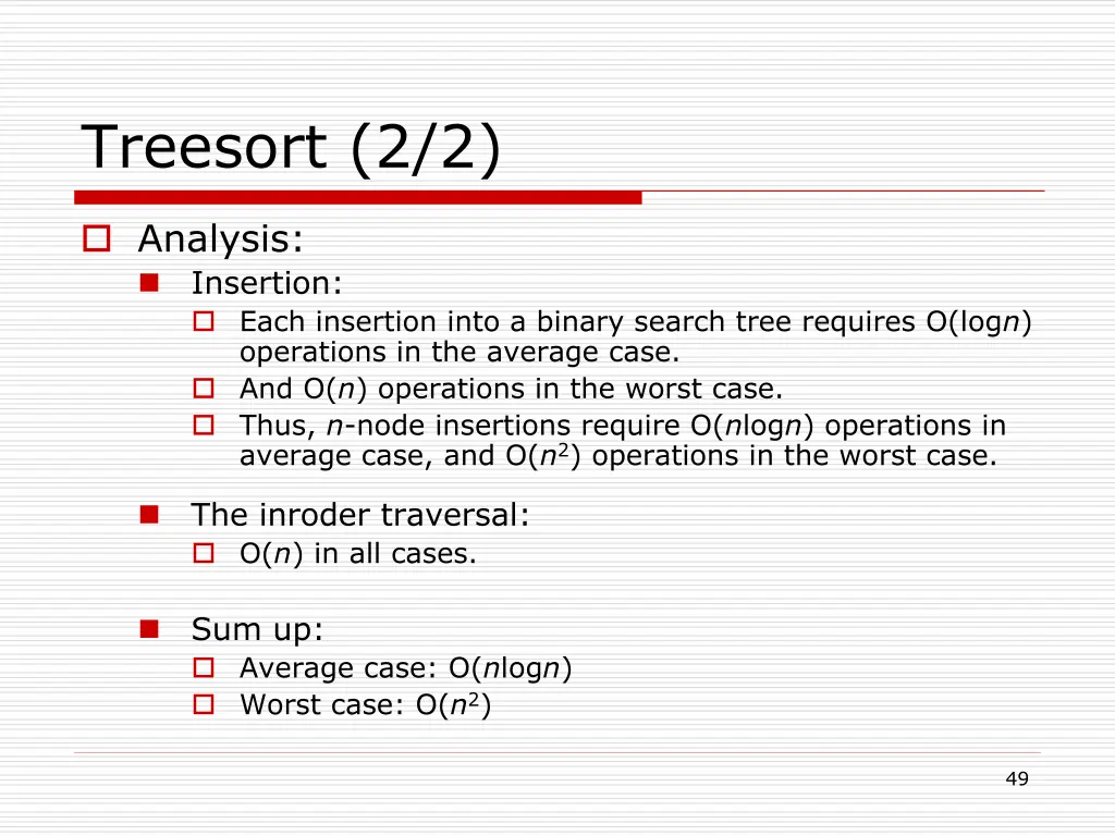 treesort 2 2