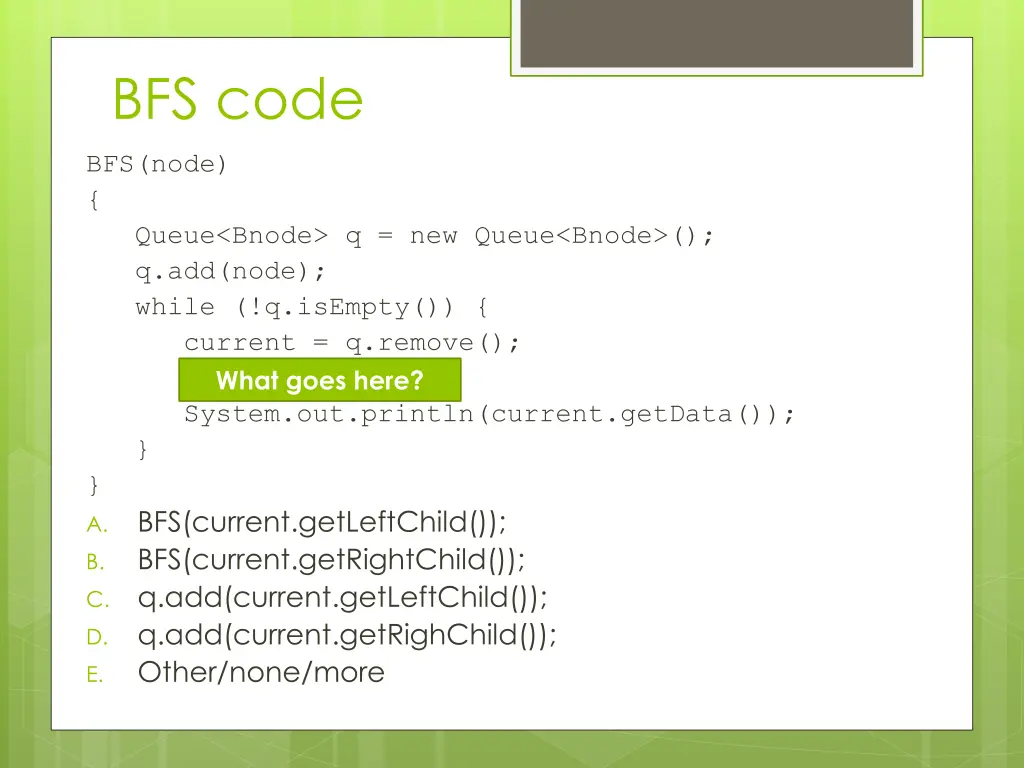 bfs code