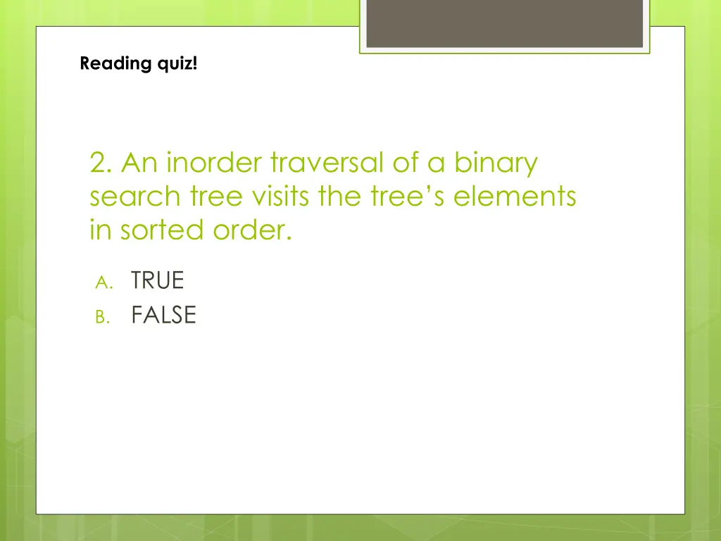 reading quiz 2
