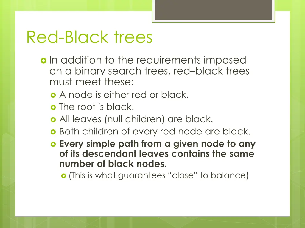 red black trees 1
