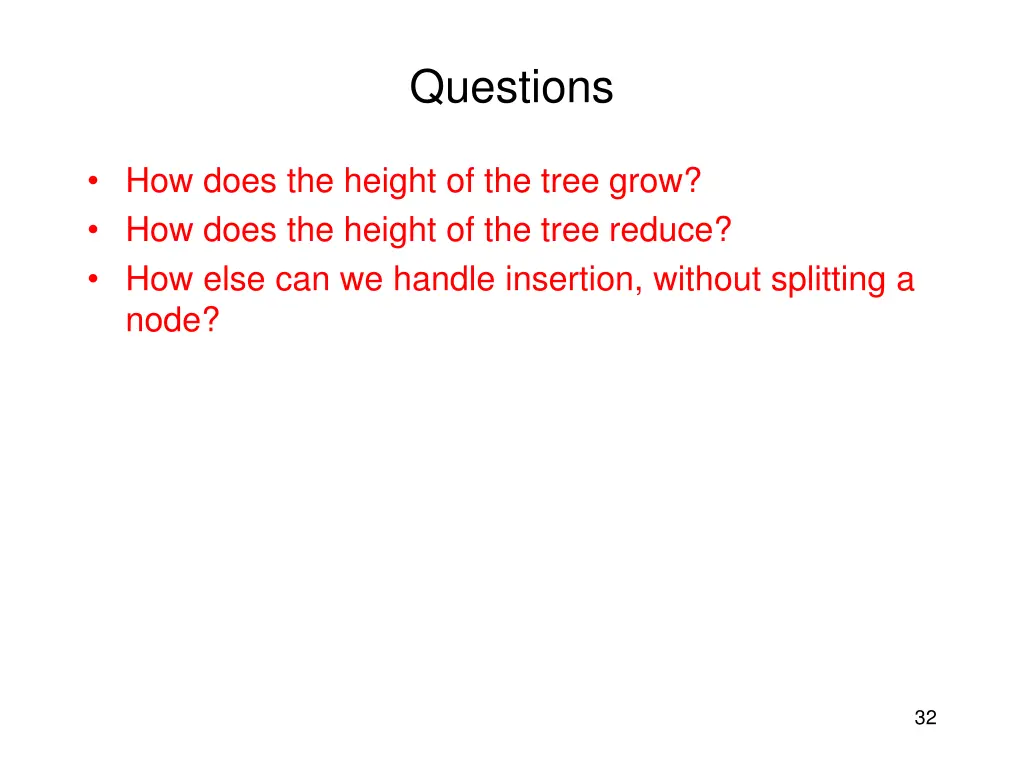 questions