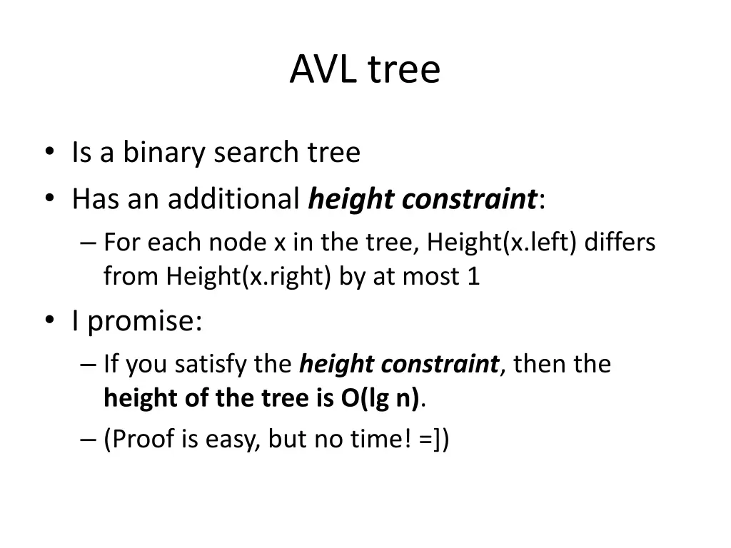 avl tree