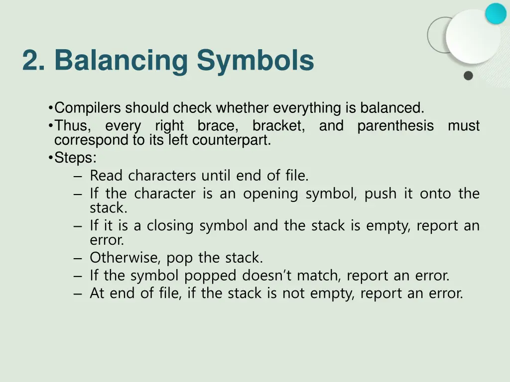 2 balancing symbols