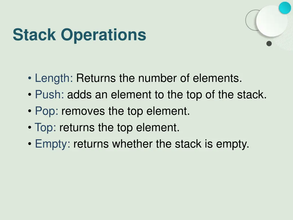 stack operations 1