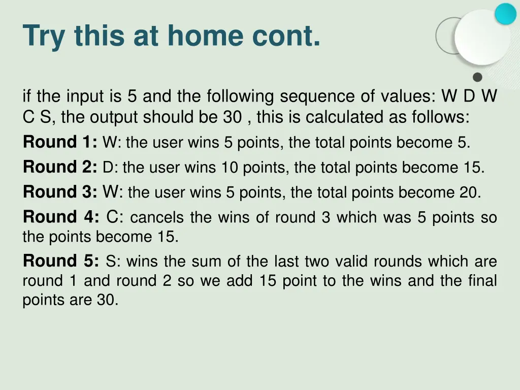 try this at home cont
