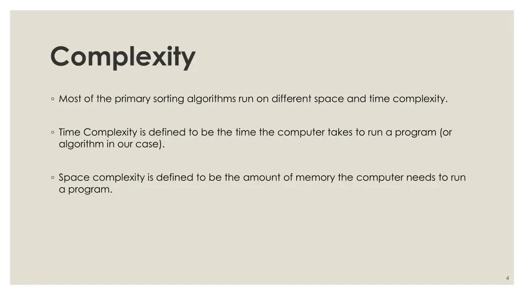 complexity