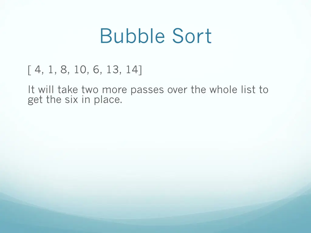 bubble sort 3