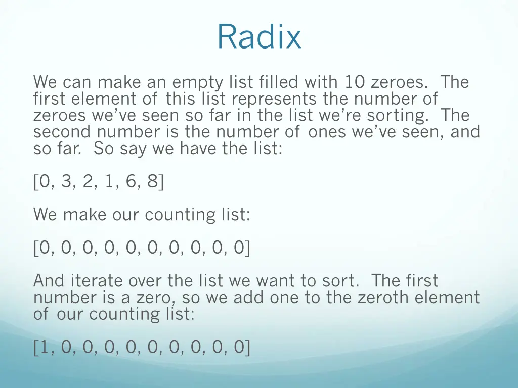 radix