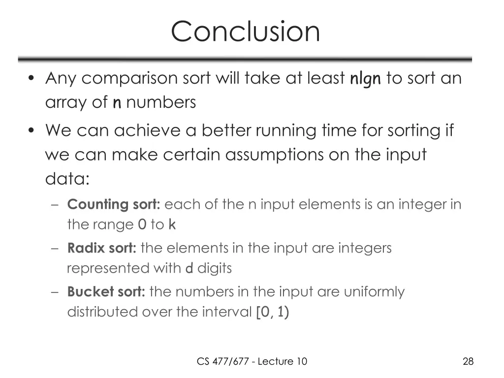 conclusion
