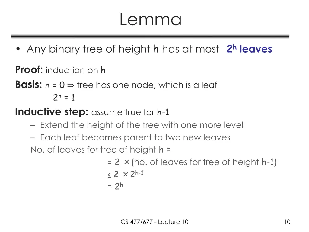 lemma