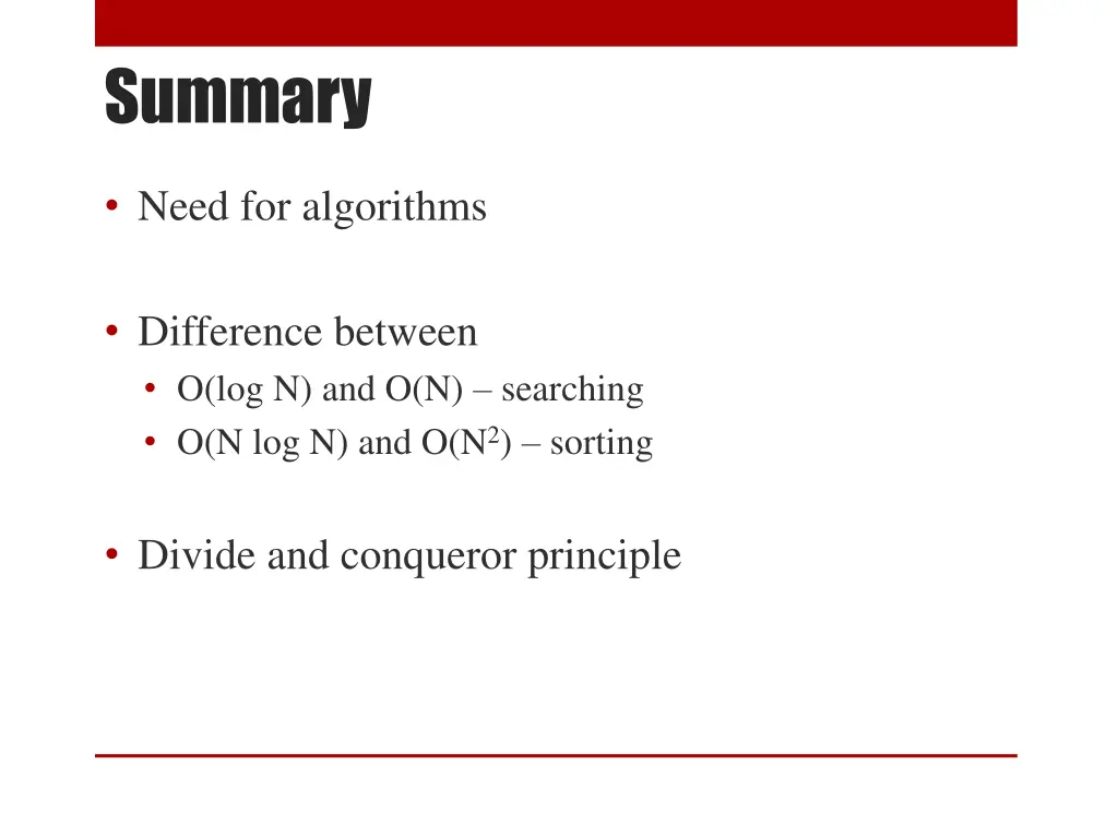 summary