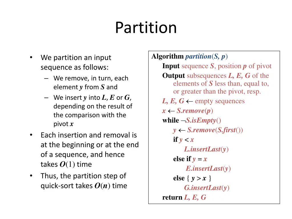 partition